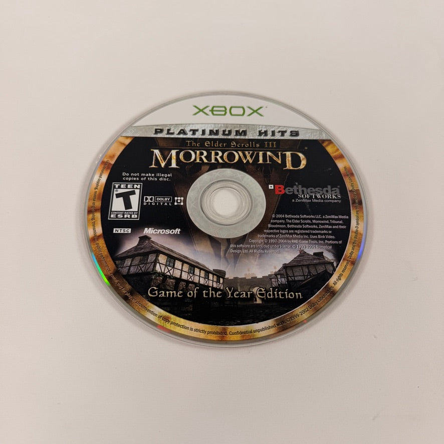 Elder Scrolls III: Morrowind, Game of the Year Edition (Xbox)