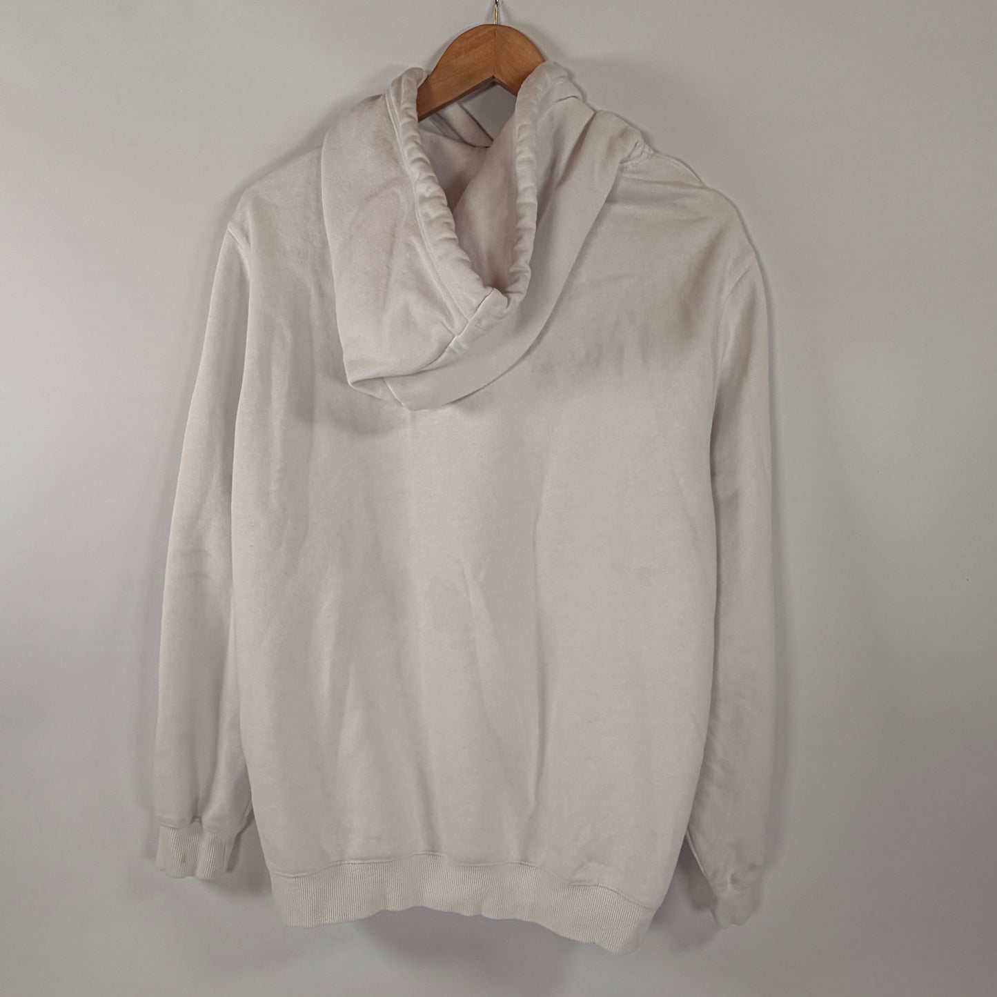 H&M Cream Oversized Pullover Hoodie — Size M