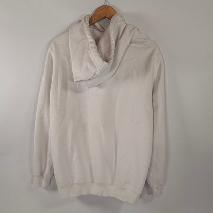 H&M Cream Oversized Pullover Hoodie — Size M
