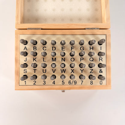 Letter & Number Metal Stamp Set