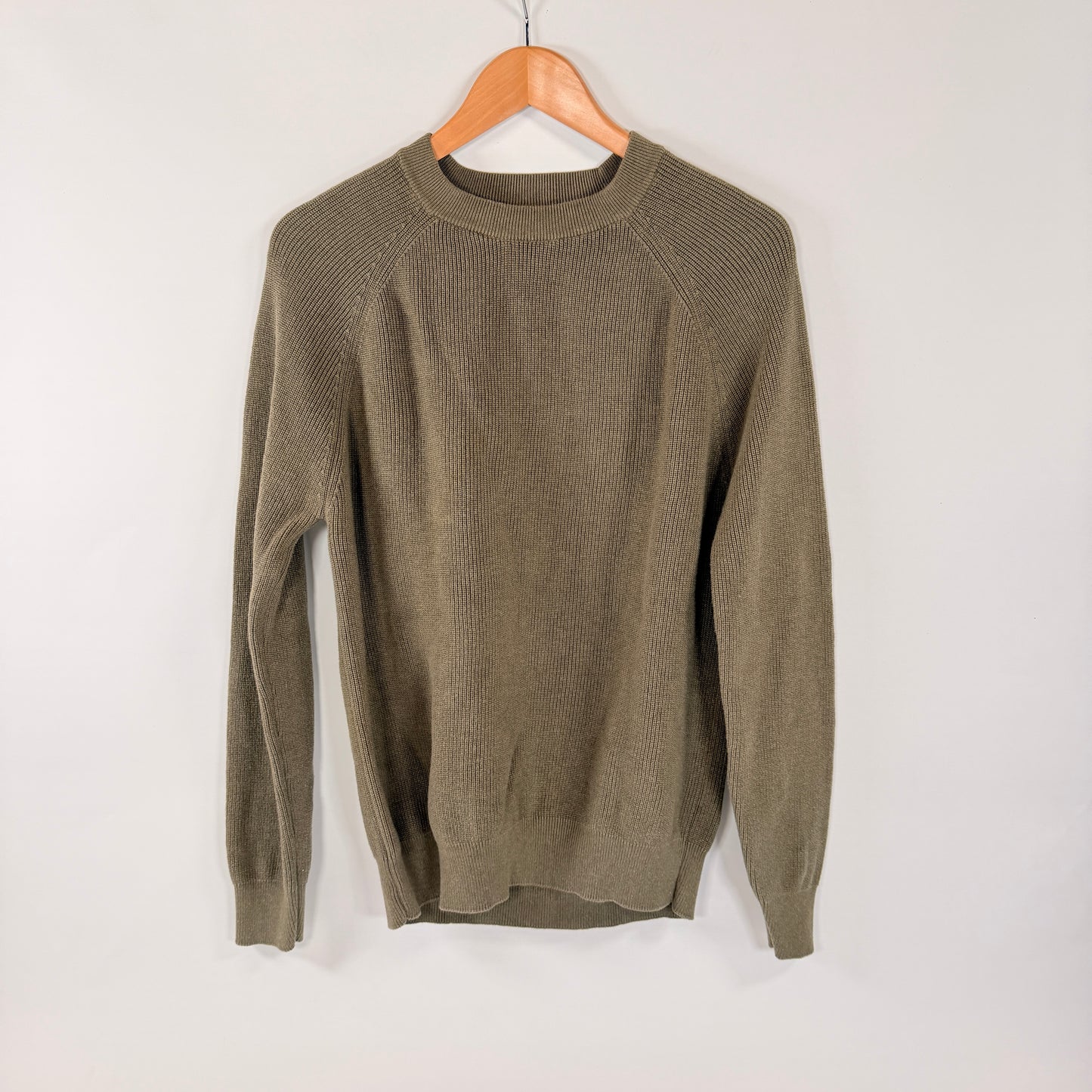 Zara Ribbed Knit Crewneck Sweater — Size M