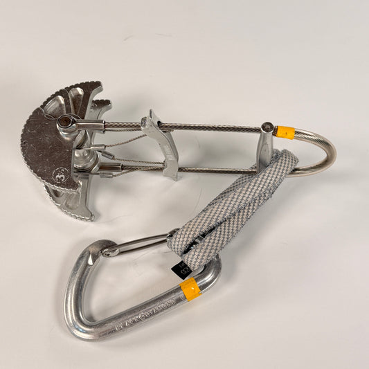 Vintage DMM 3.5 Climbing Cam with Black Diamond Carabiner