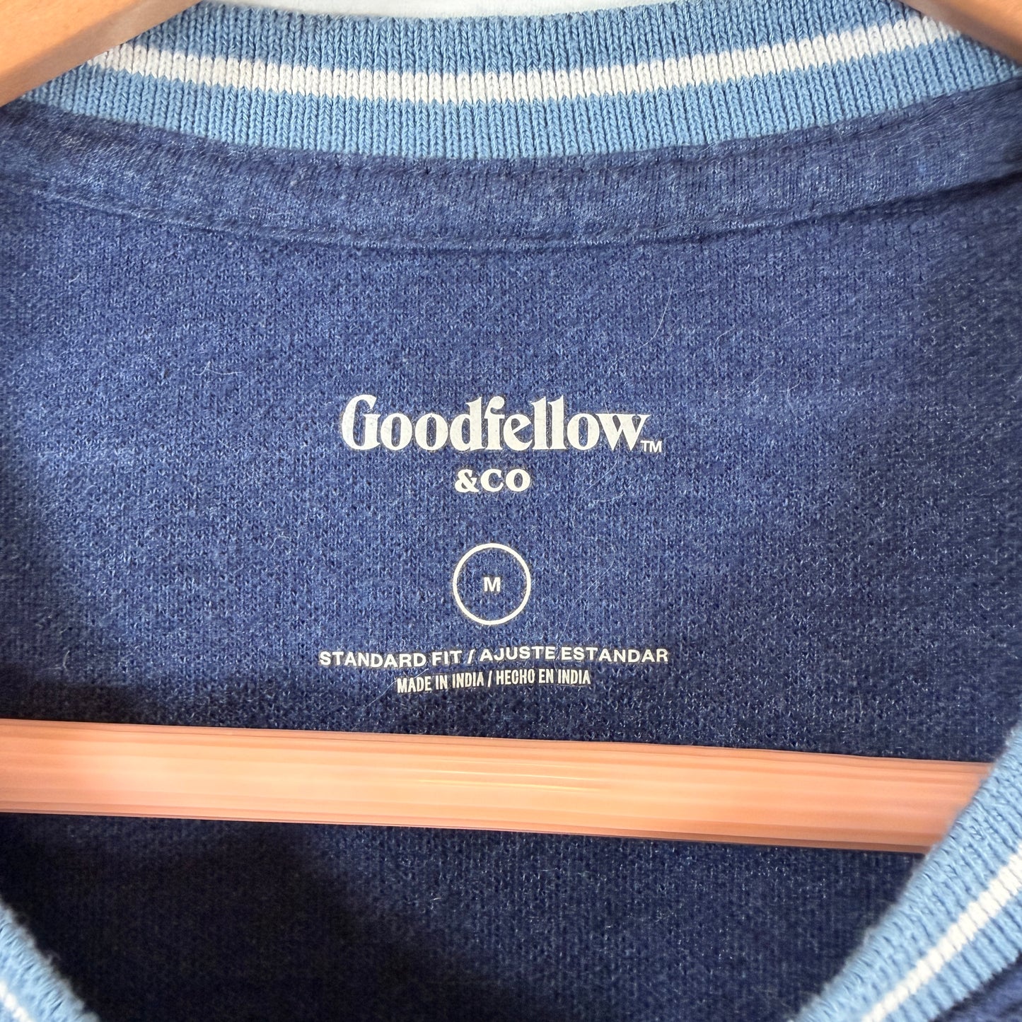 Goodfellow & Co. Navy  Ringer T-Shirt – Size M