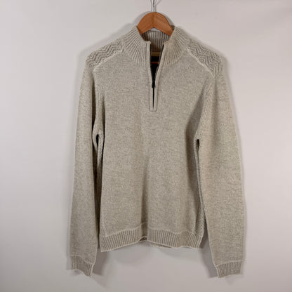 Emerald Isle Quarter-Zip Sweater — Size L