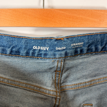 Old Navy Straight Leg Jeans — Size 34"x30"