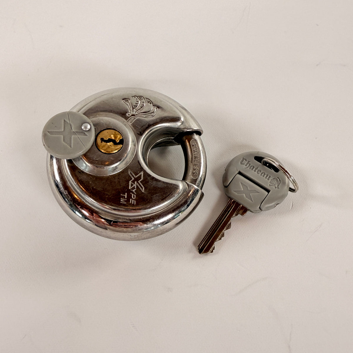 Disc Padlock and Key