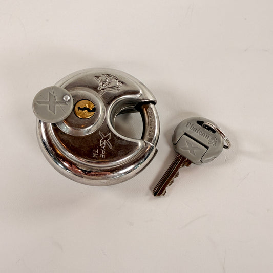 Disc Padlock and Key