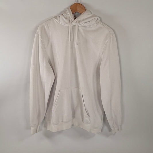 H&M Cream Oversized Pullover Hoodie — Size M