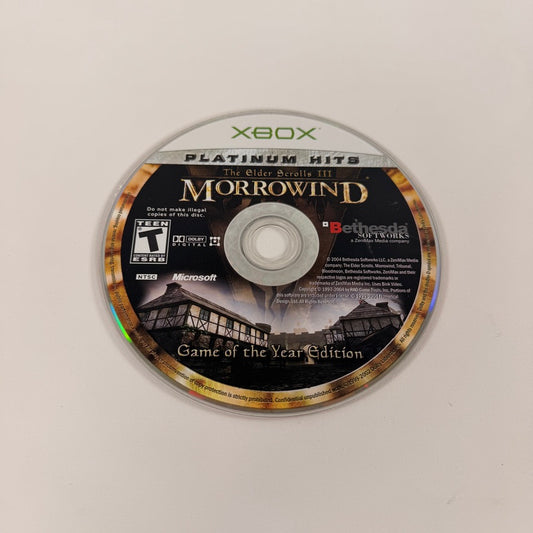 Elder Scrolls III: Morrowind, Game of the Year Edition (Xbox)